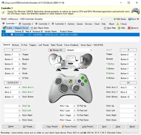 doplin|Xbox One Controllers not mapping, but detected by Dolphin